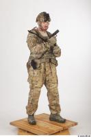 Soldier in American Army Military Uniform 0111